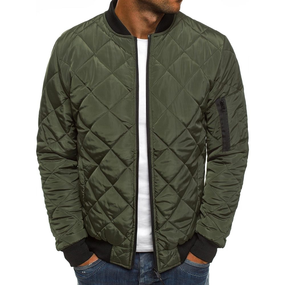 PJ-006 Quilted Bomber Jacket
